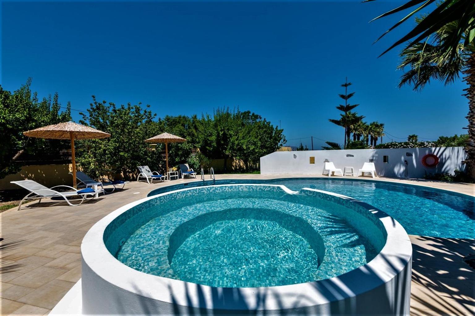 Xenos Villa 2 With A Private Pool,Near The Sea Tigkaki  Bagian luar foto